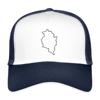 Vorarlberg - Trucker Cap - Weiß/Navy - Vorne