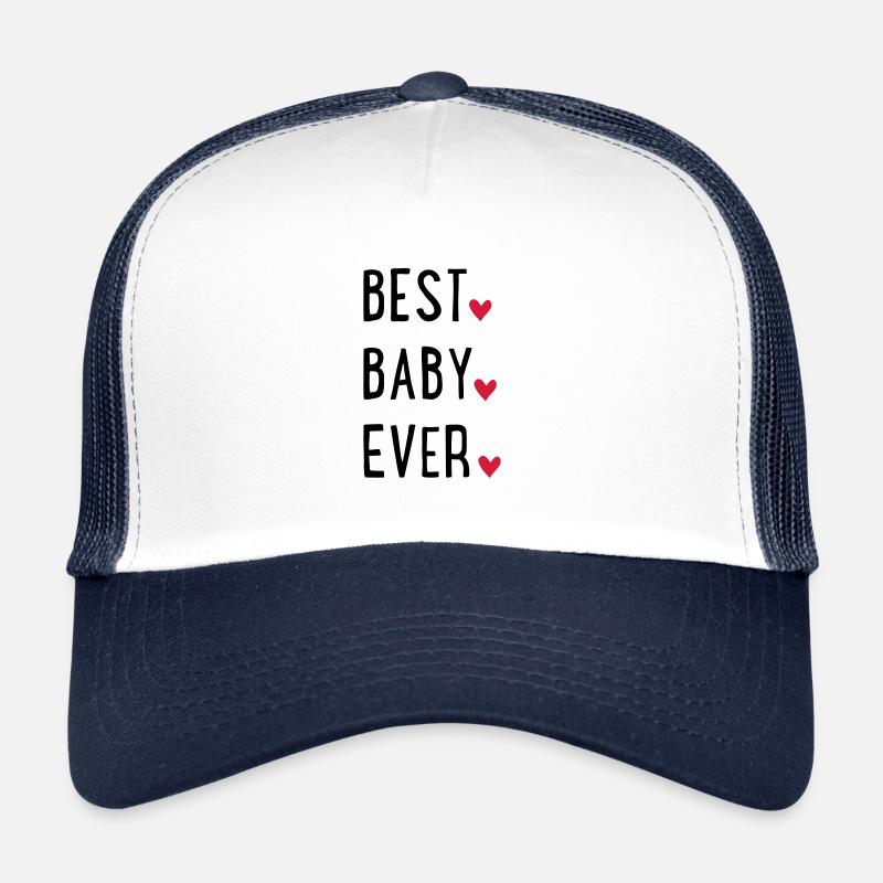 baby - Trucker Cap - Weiß/Navy
