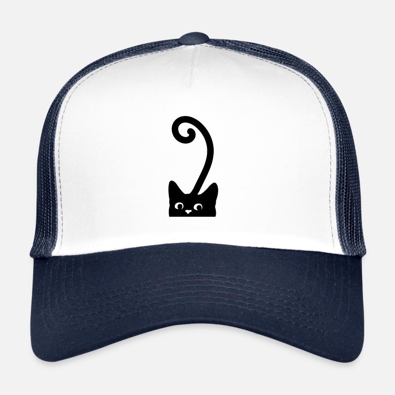Chat curieux Casquette trucker 