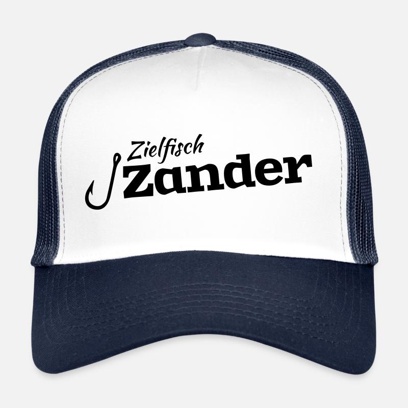 Dernier lancer Poisson Zander Angelshirt Casquette trucker 