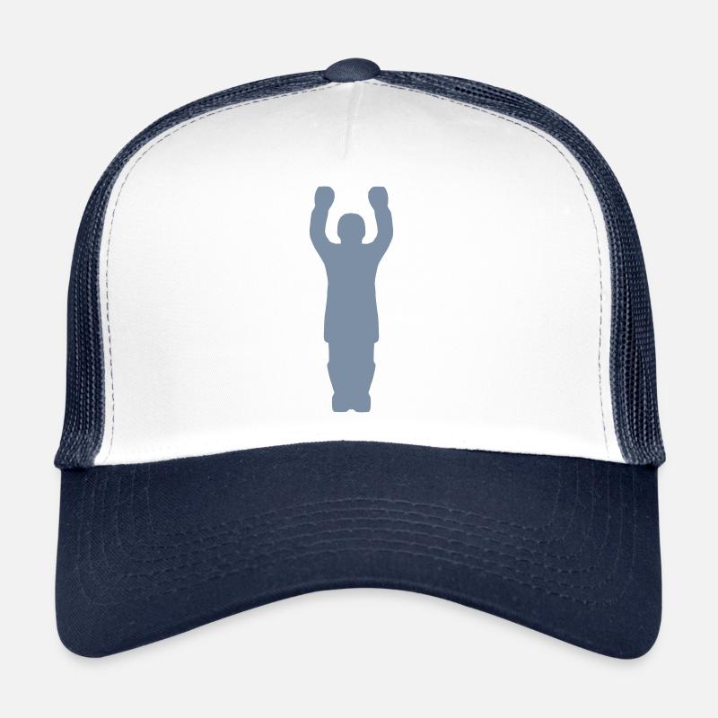 Tipp-Kick Goaly - Trucker Cap - Weiß/Navy
