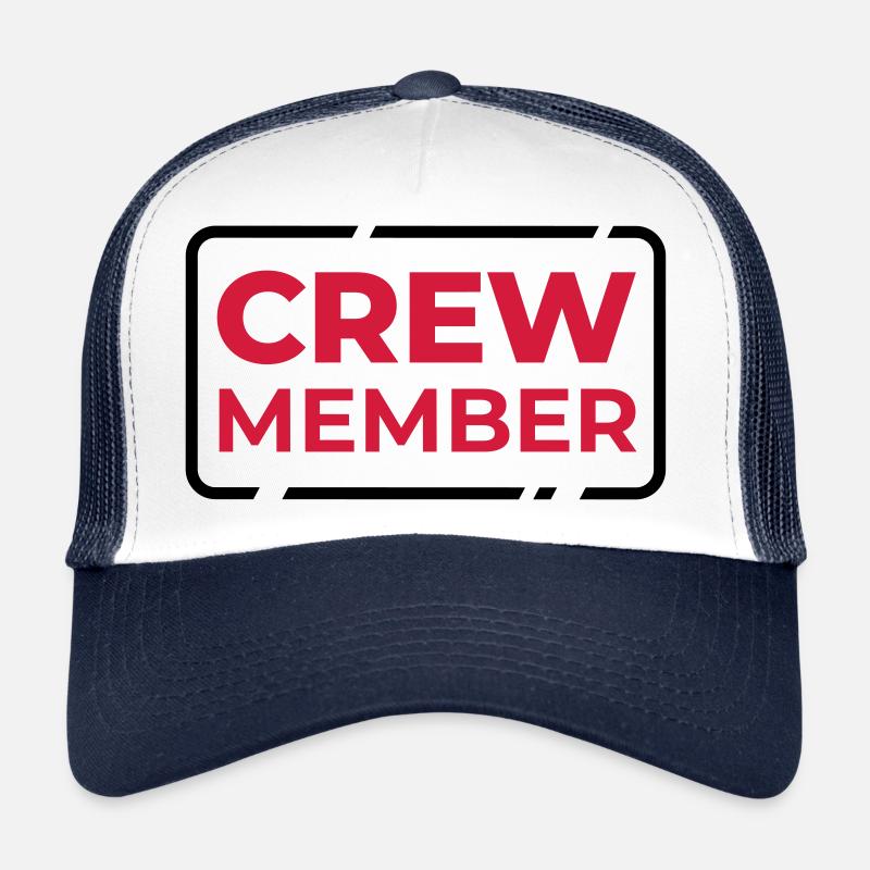 CREW Member Team Staff Group Team Selection Trucker Cap