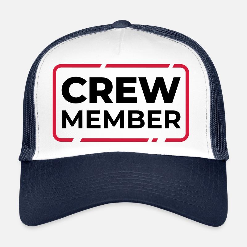 CREW Member Team Staff Group Team Selection Trucker Cap