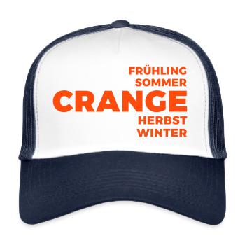jahreszeiten - Trucker Cap - Weiß/Navy - Vorne
