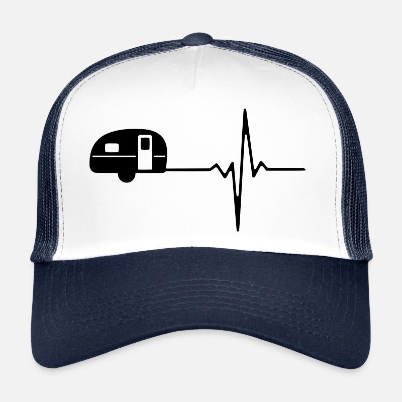 Camper Heartbeat Trucker Cap