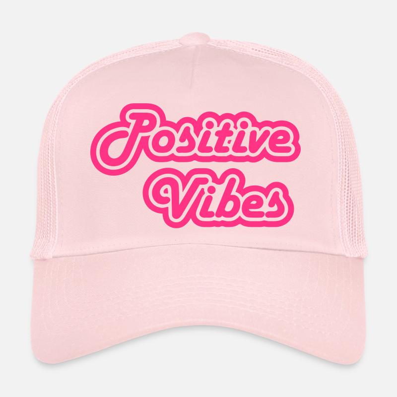 Futuristic Bliss: Positive Vibes Amplified Trucker Cap