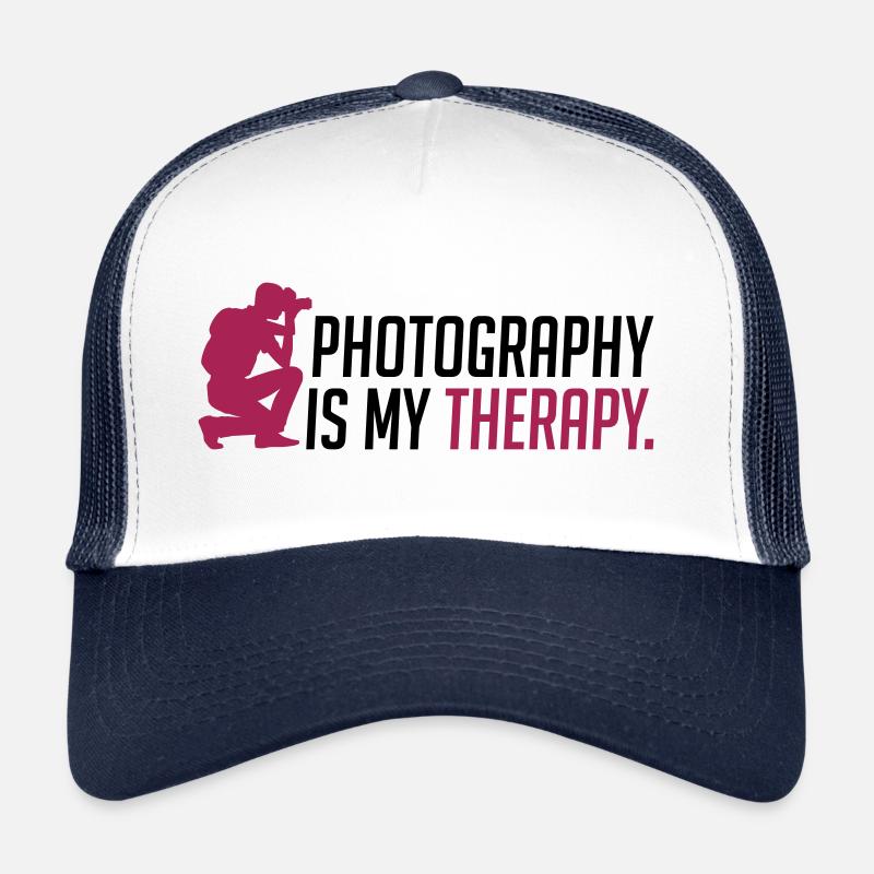 Photography is my therapy Trucker Cap