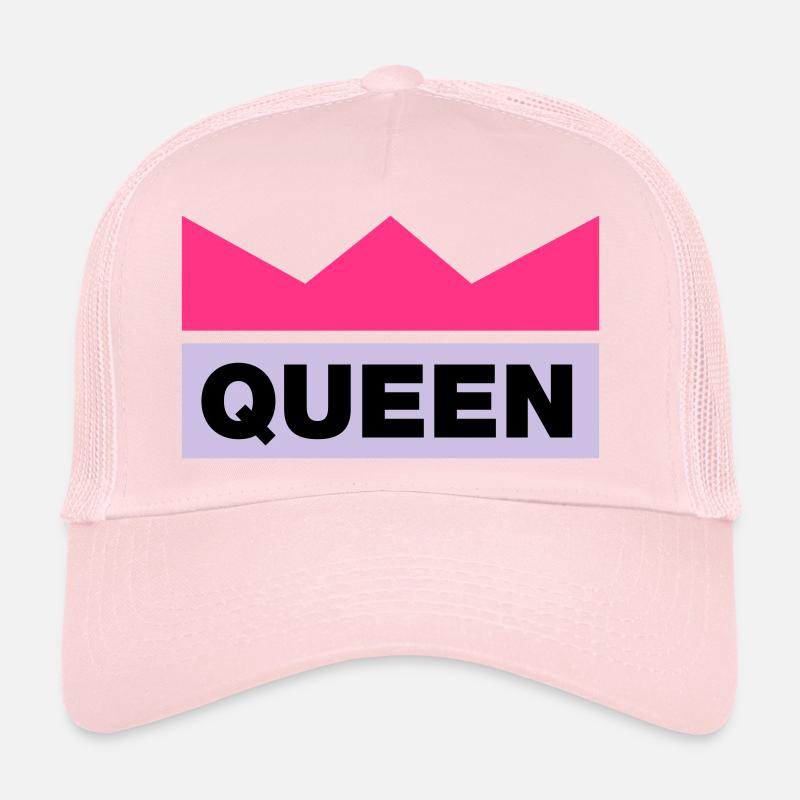 Queen mit Krone / 3 Farben Trucker Cap