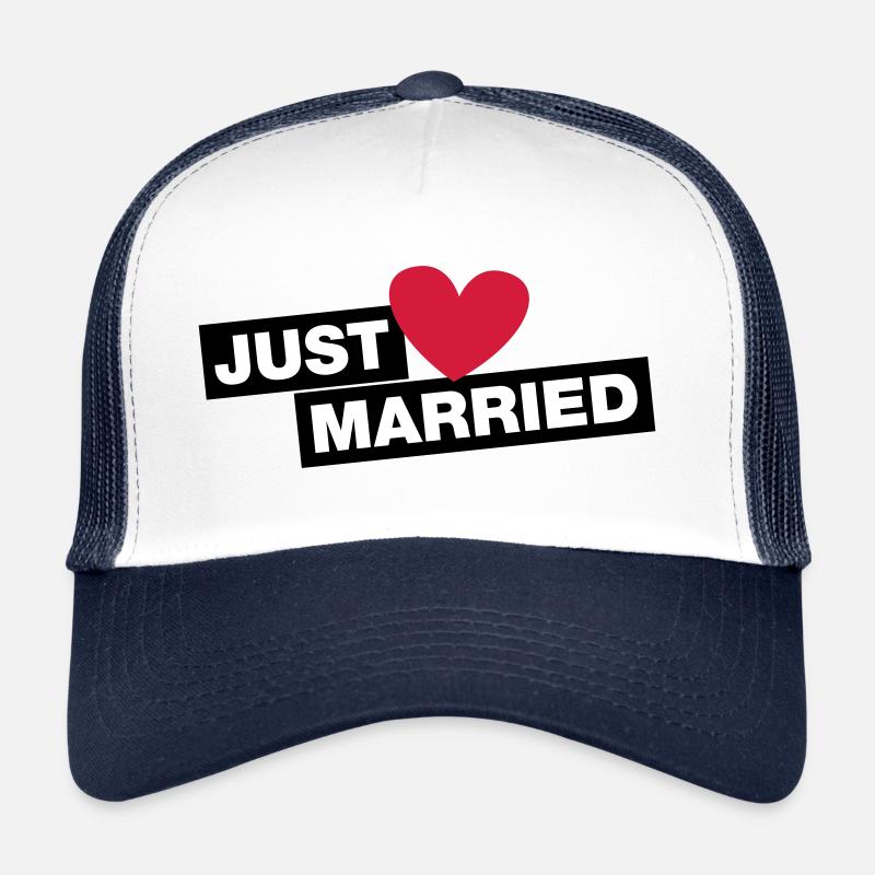 Just Married - for young and old married couples Trucker Cap