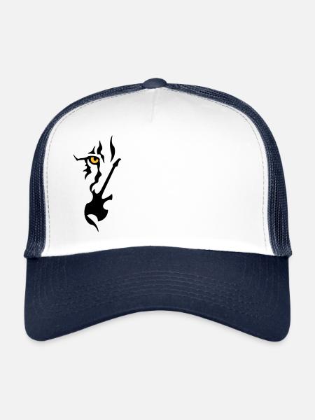 Rock and Roar Guitar Solo - Casquette trucker  - blanc/marine - Devant