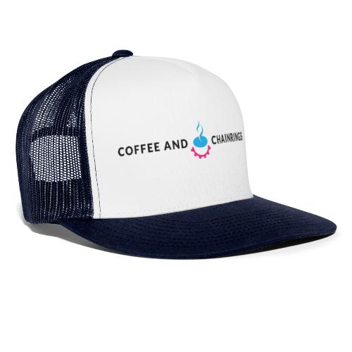 Coffee & Chainrings langes Logo - Trucker Cap