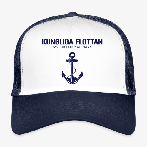Kungliga Flottan - Swedish Royal Navy - ankare - Trucker Cap