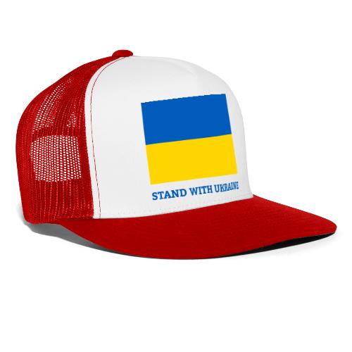 Stand with Ukraine Flagge Support & Solidarität - Trucker Cap