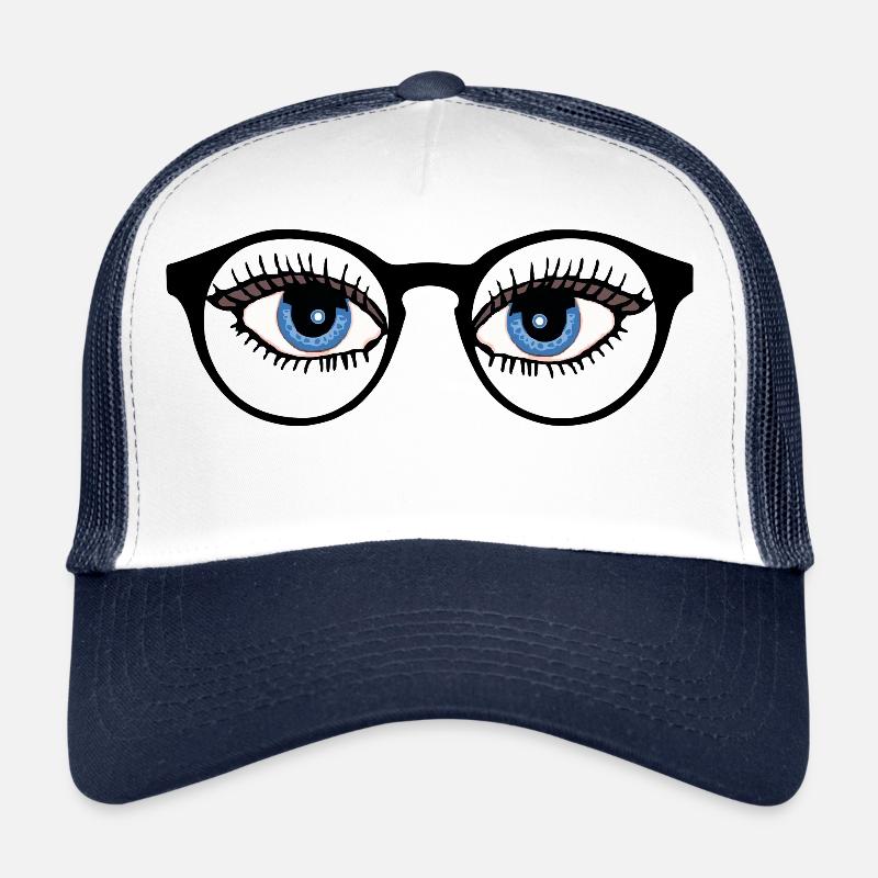 Glasses Eyes See - Look - Observe Trucker Cap