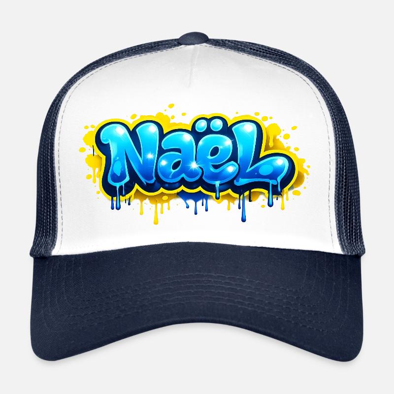 NAEL GRAFFITI NAME FOR PERFECT GIFT PRINTABLE  Casquette trucker 