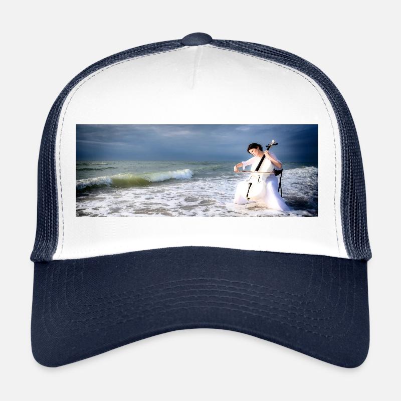 Water music - Trucker Cap - white/navy