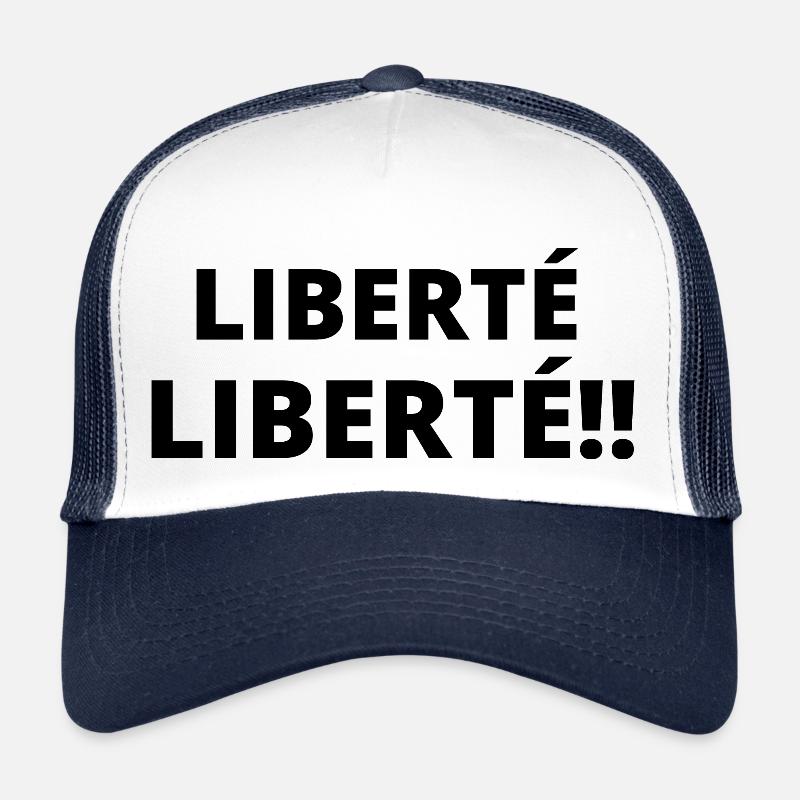 liberté liberté Casquette trucker 