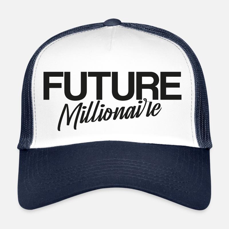 Future millionair, dark print Trucker Cap