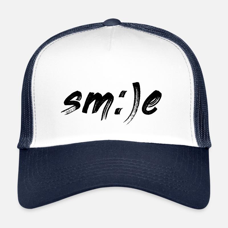 Sourire sourire sourire smiley Casquette trucker 