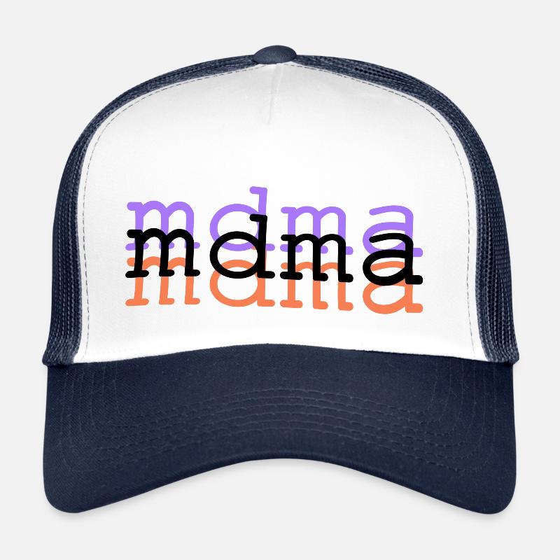 MDMA Druf & Drauf Designs MDMA Clothing Trucker Cap