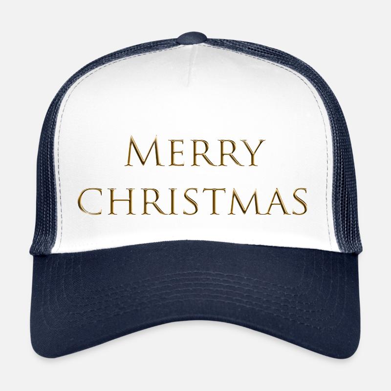 merry christmas - Trucker Cap - Weiß/Navy