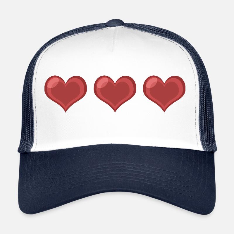 Three Hearts Trucker Cap