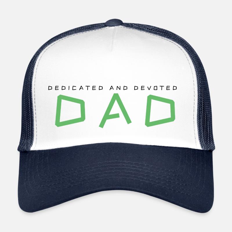 DAD - Casquette trucker  - blanc/marine