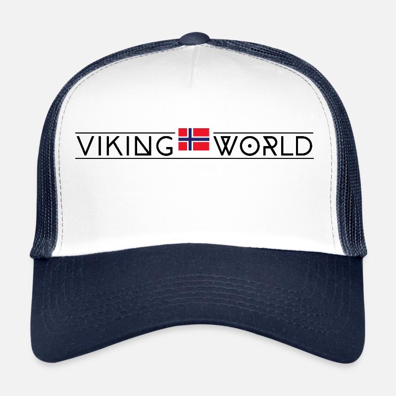 Viking world - Trucker Cap - white/navy