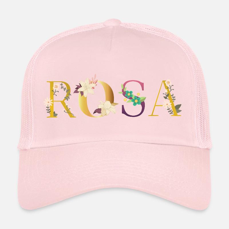 Rosa Casquette trucker 