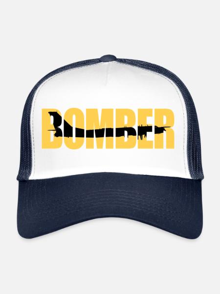 Bomber Tu-95 - Trucker Cap - white/navy - Front