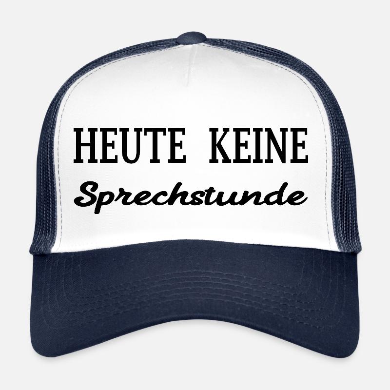 Heute keine Sprechstunde 1 - Trucker Cap - Weiß/Navy
