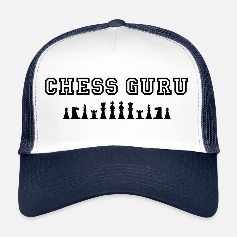 Gourou des échecs, échecs, sweats à capuche d’échecs, t-shirts d’échecs Casquette trucker 