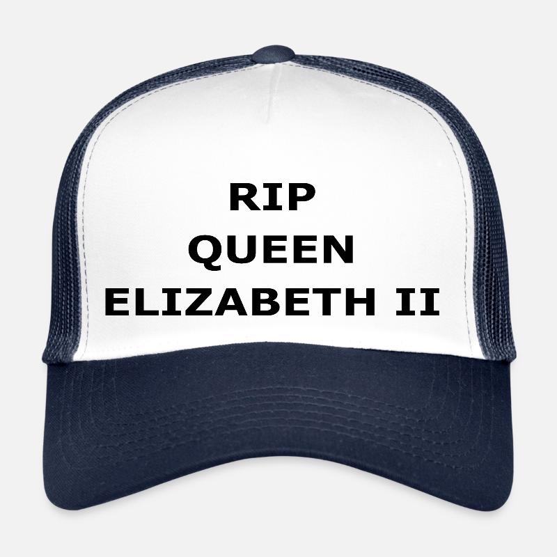 RIP QUEEN ELIZABETH II Casquette trucker 