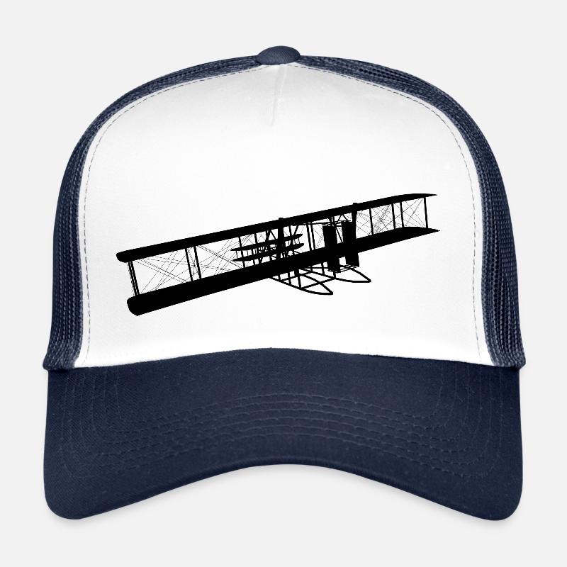 Historic powered aircraft from 1905 Trucker Cap