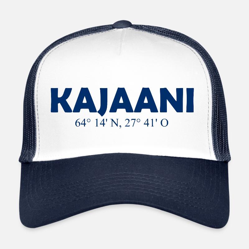 Kajaani - Finland - Coordinates Longitude Latitude Trucker Cap