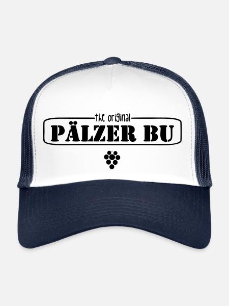 Pälzer Bu - Trucker Cap - Weiß/Navy - Vorne
