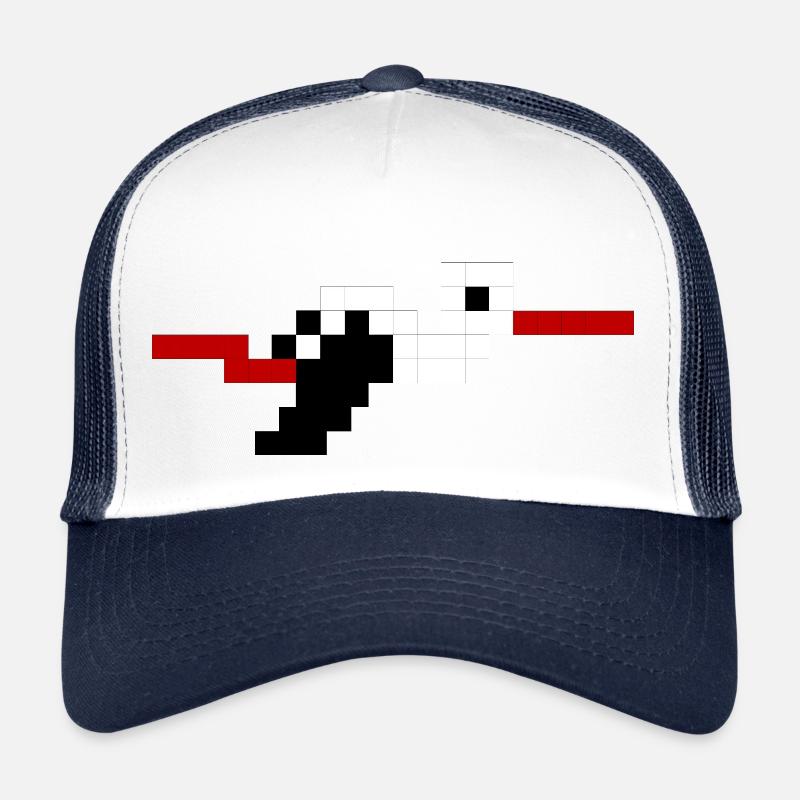 Cigogne Alsace Pixel #tshirtalsace #tshirtcigogne Casquette trucker 