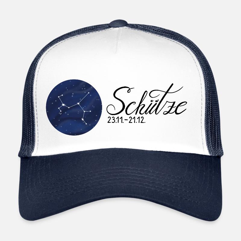 Sternzeichen Schütze Tierkreiszeichen Astrologie Trucker Cap