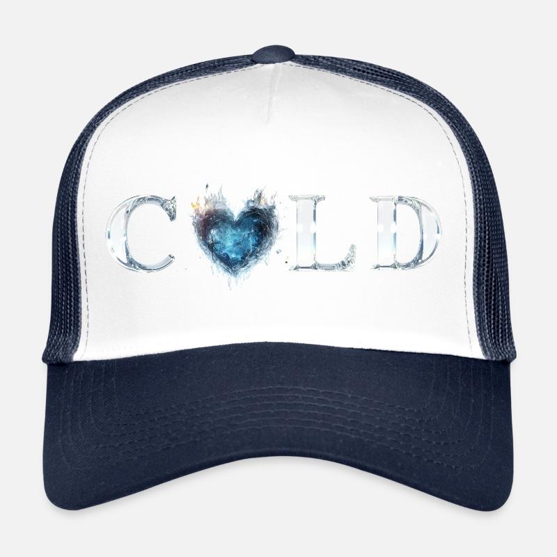 Eis-Aufschrift "COLD" Trucker Cap
