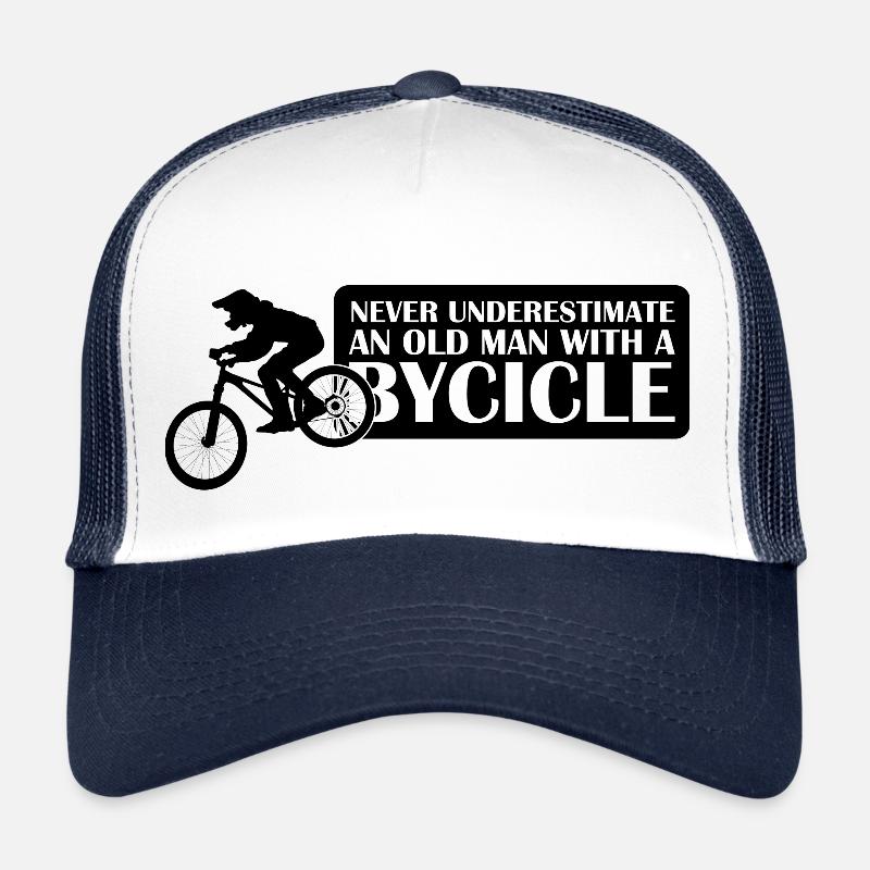 Drôle de dicton de bicyclette Casquette trucker 