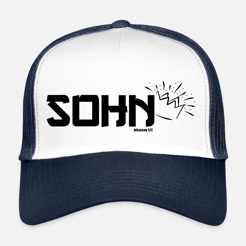 Sohn (Kind Gottes) - Trucker Cap - Weiß/Navy