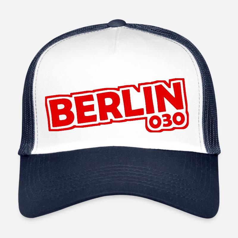 Berlin - 030 - Capitale - Allemagne - Indicatif régional Casquette trucker 
