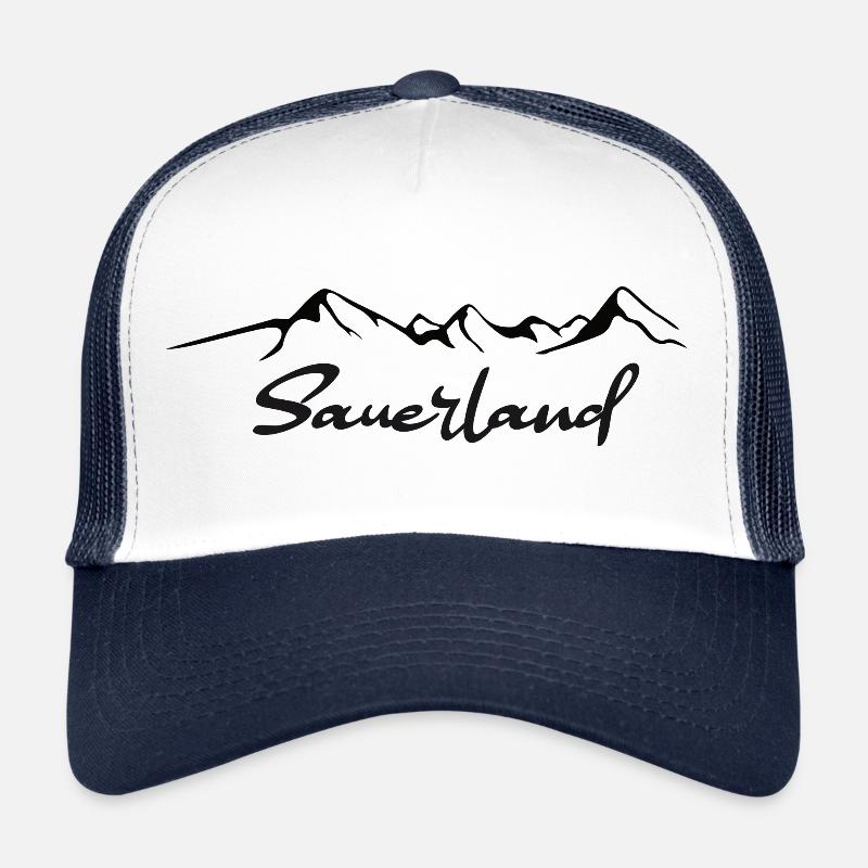 Sauerland Sticker - Trucker Cap - white/navy