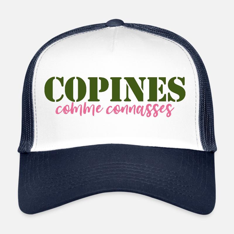 Freundinnen als - Trucker Cap - Weiß/Navy