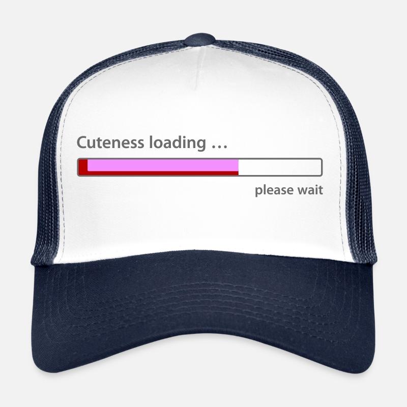 Cuteness loading … please wait niedlich süß hübsch Trucker Cap