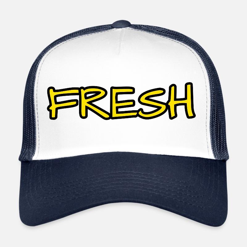FRESH - Trucker Cap - Weiß/Navy