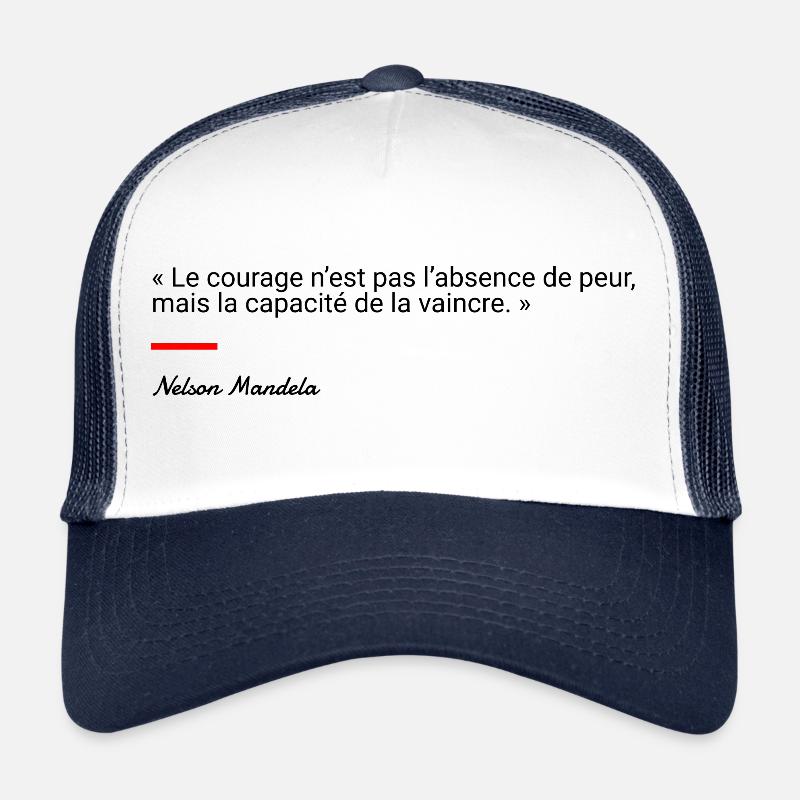 Nelson Mandela Casquette trucker 
