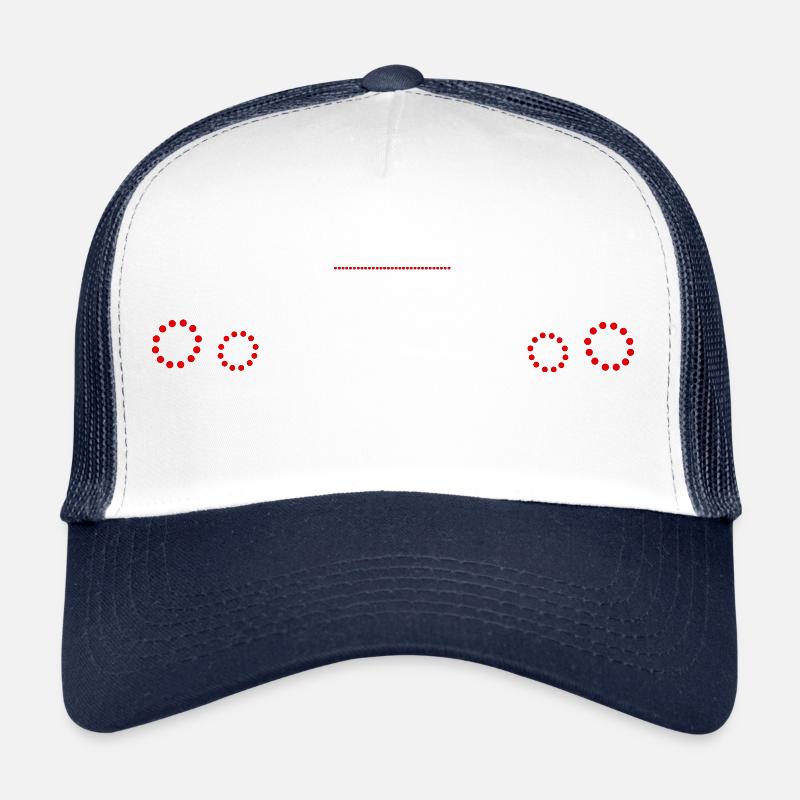 fire GTR car - Trucker Cap - white/navy