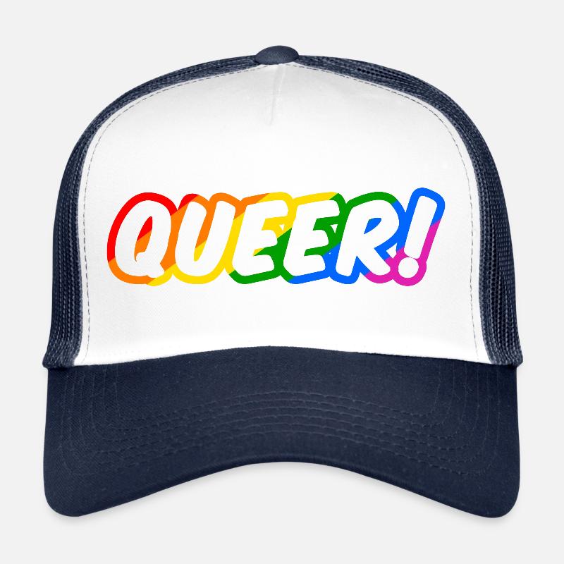Queer Gay Pride Casquette trucker 