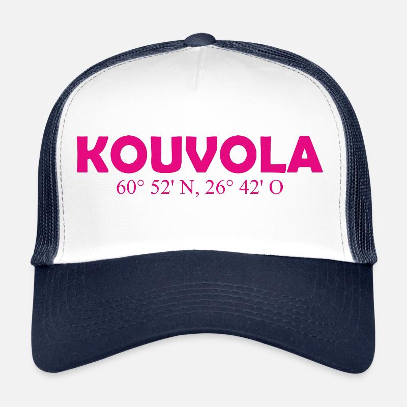 Kouvola - Finland - Coordinates Longitude Latitude Trucker Cap